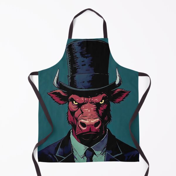 Item preview, Angry Red Bull in a Business Suit – Comic-Style Power designed and sold by Dino-Lune.