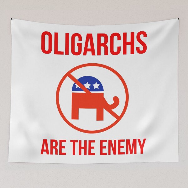 Item preview, Oligarchs are the enemy  designed and sold by Rachel the Artist .