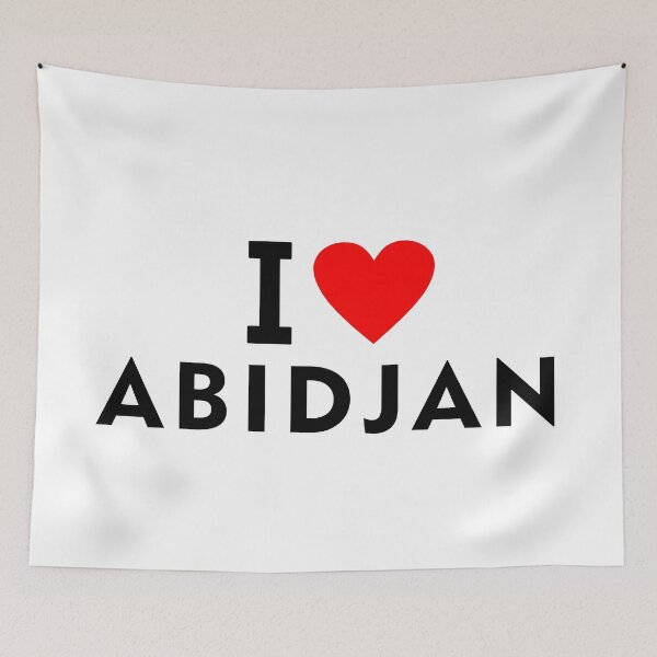 Item preview, I love Abidjan city designed and sold by tony4urban.