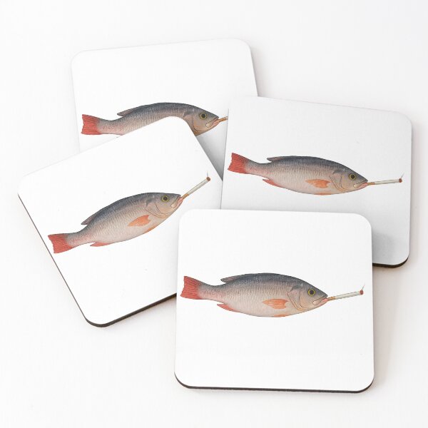 Item preview, Smoked fish with attitude designed and sold by Kunst-Shirt.