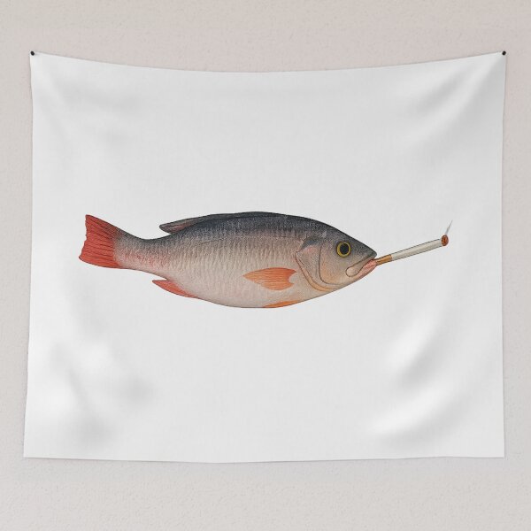 Item preview, Smoked fish with attitude designed and sold by Kunst-Shirt.
