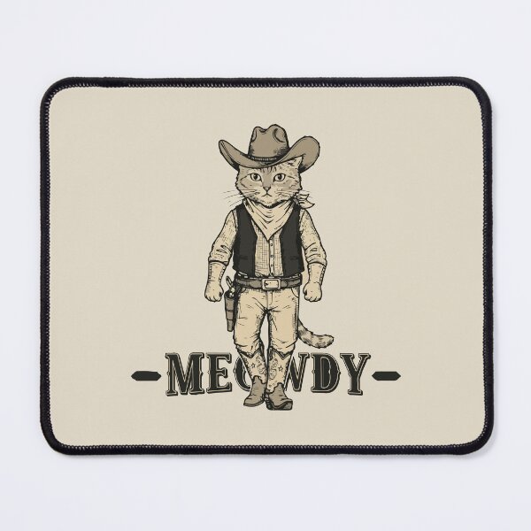 Item preview, Cowboy Cat Vintage Western Illustration - Meowdy designed and sold by -DEEWOLF-.