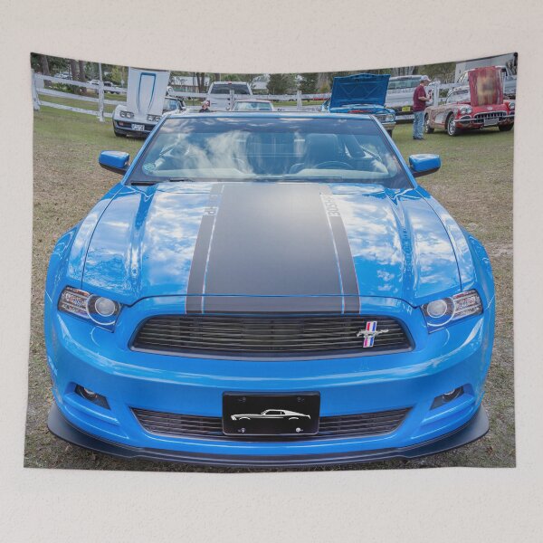 Item preview, 2014 Grabber Blue Ford Mustang Convertible V6 X100 designed and sold by RichFrancoCars.