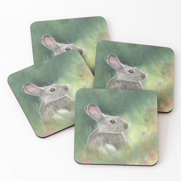 Item preview, Cute Bunny with Big Ears designed and sold by Jennifer Broussard Art.