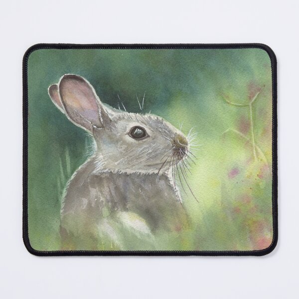 Item preview, Cute Bunny with Big Ears designed and sold by Jennifer Broussard Art.
