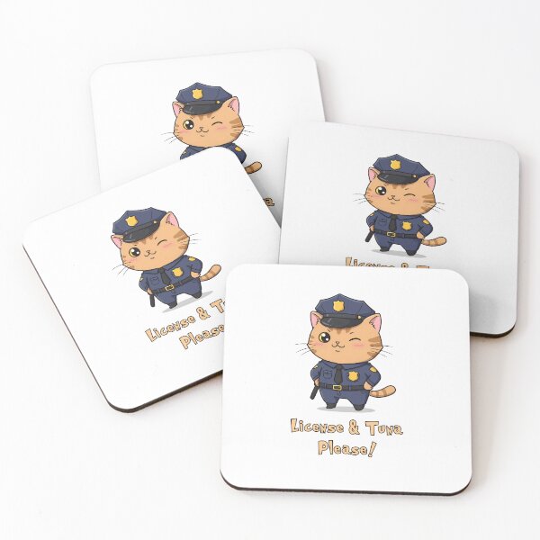 Item preview, License & Tuna – Funny Cat Authority designed and sold by Meow Cat.