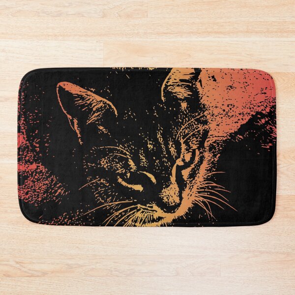 Item preview, CAT ON GRADIENT BACKGROUND designed and sold by XANTHIPPI.