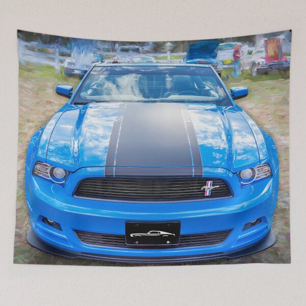 Item preview, 2014 Grabber Blue Ford Mustang Convertible V6 X101 designed and sold by RichFrancoCars.