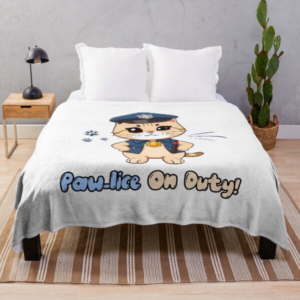 Item preview, Meow Enforcement – Funny Cat On Duty designed and sold by Meow Cat.