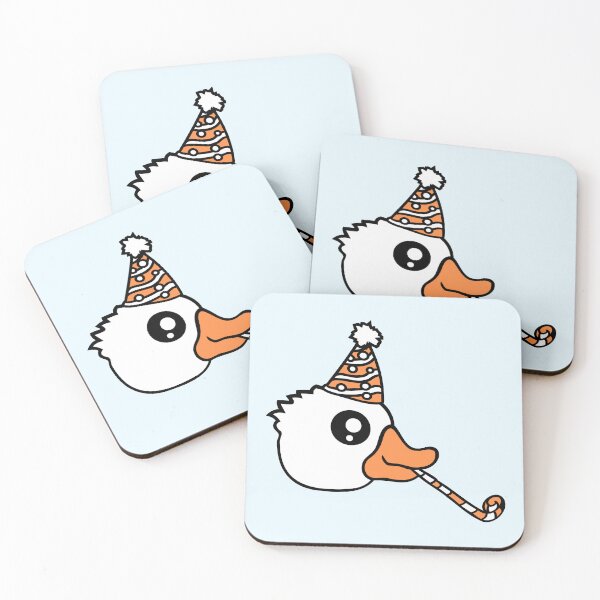 Item preview, Duck party horn hat birthday party New Year's Eve designed and sold by shirt-o-mat.