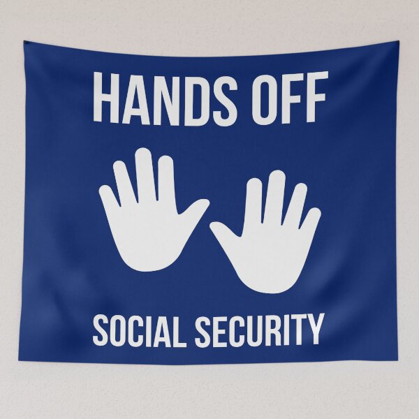 Item preview, Hands off social security  designed and sold by Rachel the Artist .