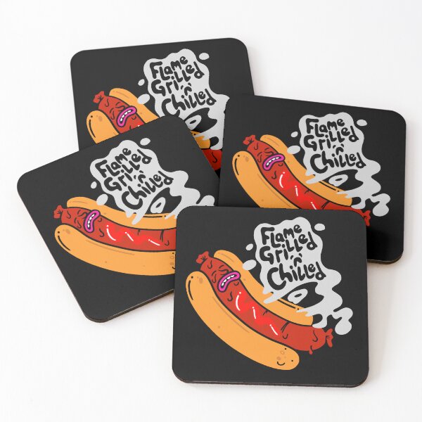 Item preview, Flame grilled 'n' chilled designed and sold by AdrianWindle.