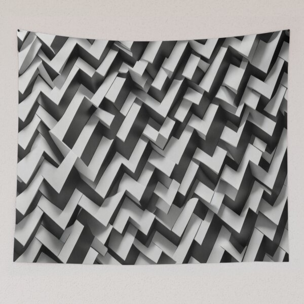 Item preview, Optical Oscillation: Black & White Criss-Cross designed and sold by Artisfunforme.