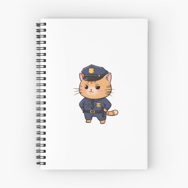 Item preview, Funny Cat Cop – Paws Up! designed and sold by Meow Cat.