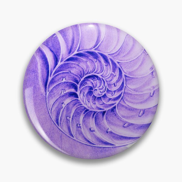 Item preview, Large Purple Conch Shell Fossil designed and sold by IrisAndIvy.