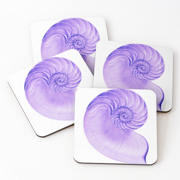Item preview, Large Purple Conch Shell Fossil designed and sold by IrisAndIvy.