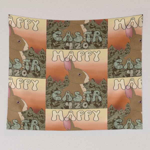 Item preview, Rabbit in a field  designed and sold by Artistkhg.