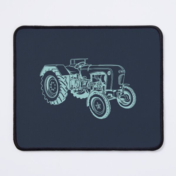 Item preview, Copy of Hatz TL 38 vintage tractor outline illustration (turquoise) designed and sold by softpixel.