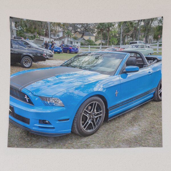 Item preview, 2014 Grabber Blue Ford Mustang Convertible V6 X103 designed and sold by RichFrancoCars.