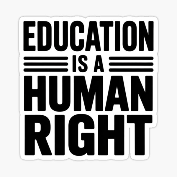 Item preview, Education is a Human Right designed and sold by Mateusz Majcherek.