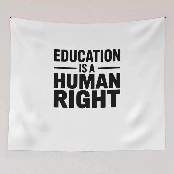Item preview, Education is a Human Right designed and sold by Mateusz Majcherek.