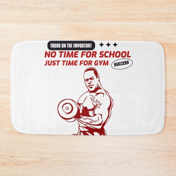 Item preview, No Time For School, Time For Gym – Funny Gym Quote for Students Who Lift designed and sold by Superiors-s.