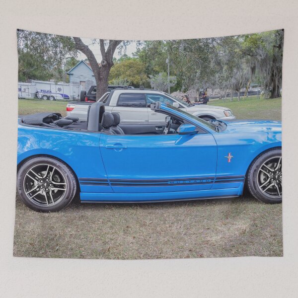 Item preview, 2014 Grabber Blue Ford Mustang Convertible V6 X106 designed and sold by RichFrancoCars.
