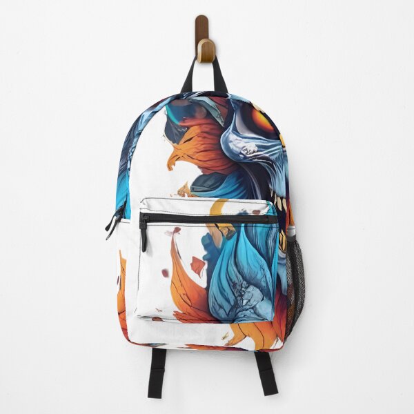 Item preview, Vibrant skull artwork with blue flames and glowing eyes designed for a striking visual impact designed and sold by Mannaz Creative Shop.