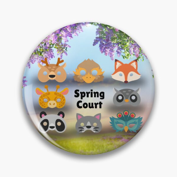 Item preview, Spring Court designed and sold by BookedAndBound.