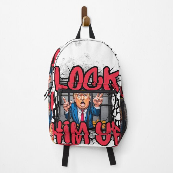 Item preview, FXCK_TRUMP LOCK HIM UP LARGE DESIGN WHITE designed and sold by FXCK-TRUMP-ART.