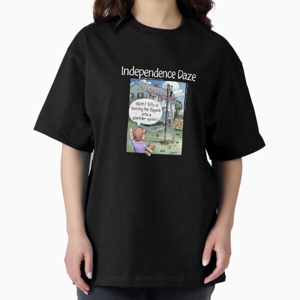 Indepence Daze Patriotic Oversized T-Shirt