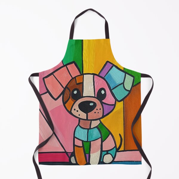 Item preview, Colorful Cute Dog Geometric designed and sold by MasartDesigns.
