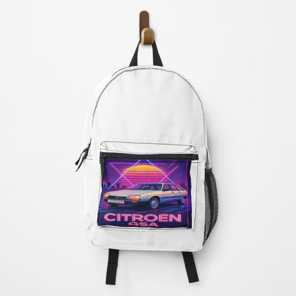 Item preview, Citroën GSA Retro Neon Poster | 1980s Style Synthwave Art designed and sold by Tip of the slung.