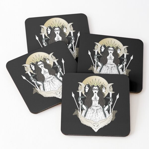 Item preview, Hecate - Triple Lunar Goddess designed and sold by witchlingart.