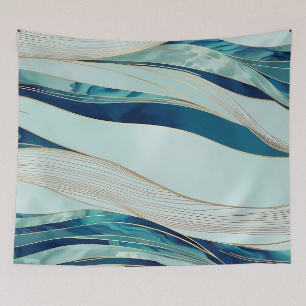 Item preview, Ocean Currents – Flowing Water Abstract Pattern designed and sold by Dino-Lune.