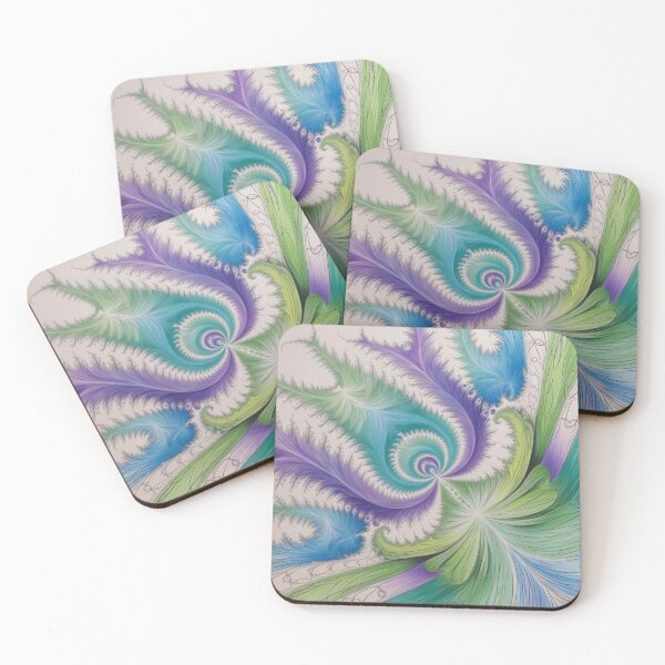 Item preview, Energetic Spiral Burst in Green, Blue, and Violet designed and sold by Harmonic_Layers.