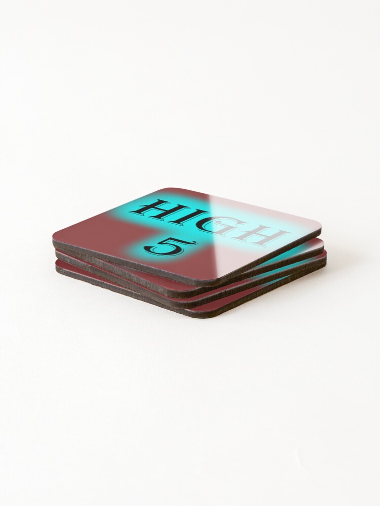 Thumbnail 4 of 5, Coasters (Set of 4), High 5 designed and sold by Seeded.