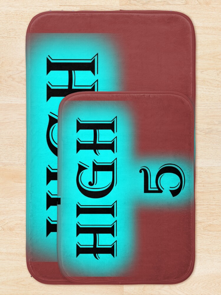 Thumbnail 5 of 6, Bath Mat, High 5 designed and sold by Seeded.