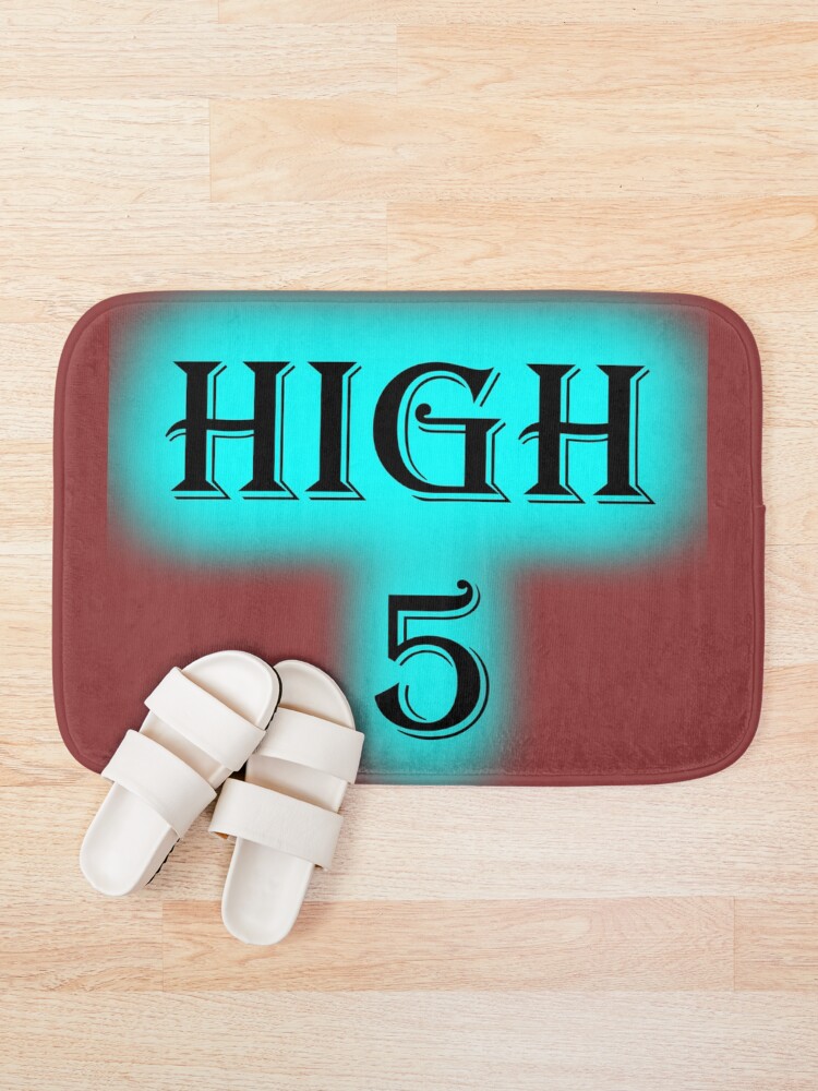 Thumbnail 1 of 6, Bath Mat, High 5 designed and sold by Seeded.