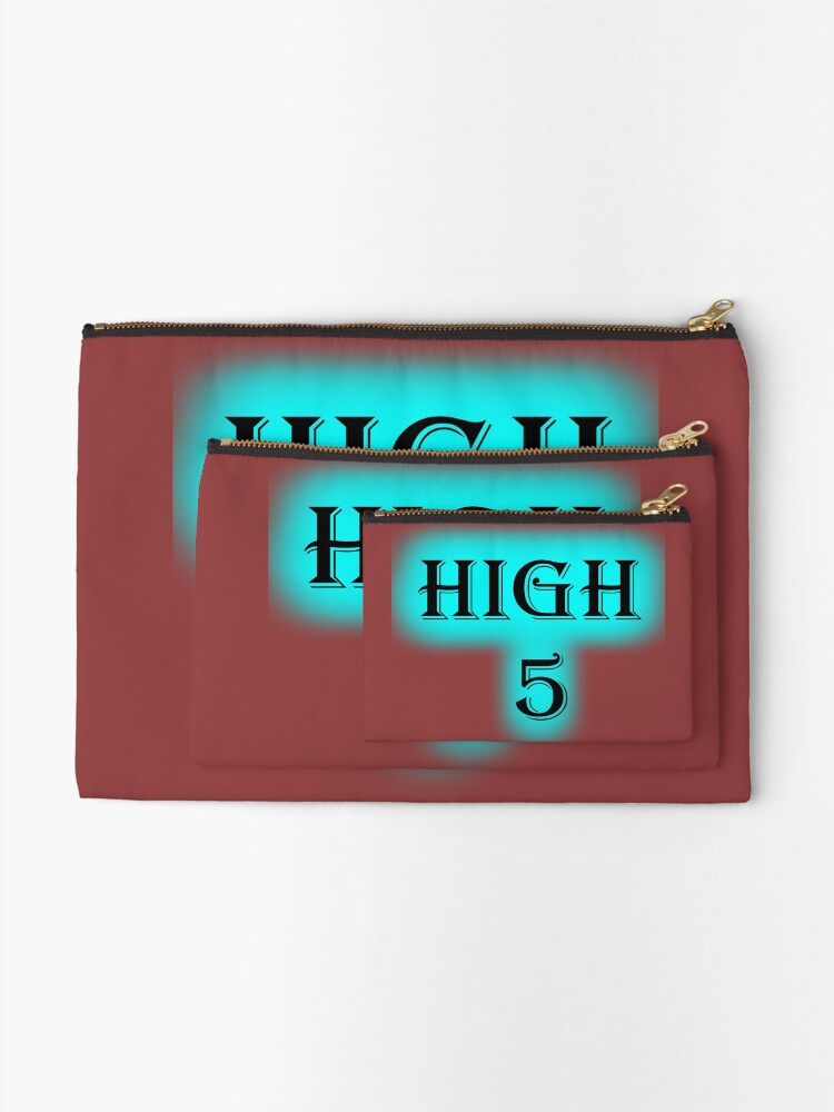 Thumbnail 2 of 4, Zipper Pouch, High 5 designed and sold by Seeded.