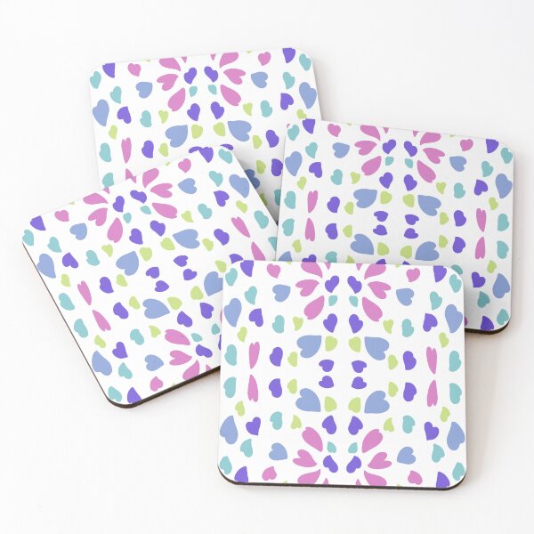 Item preview, Pattern: heart dot with multi color  designed and sold by tenkenryujin.