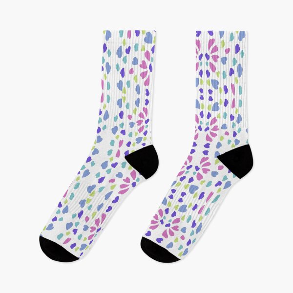 Item preview, Pattern: heart dot with multi color  designed and sold by tenkenryujin.