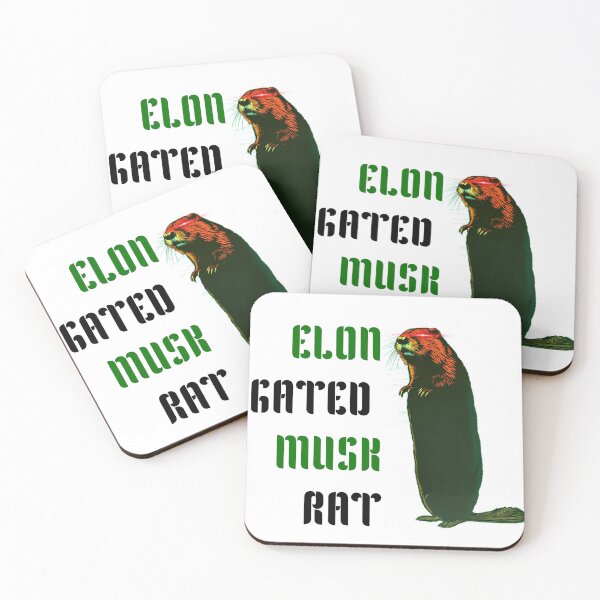 Item preview, Elon Gated Musk Rat designed and sold by crashbubble.