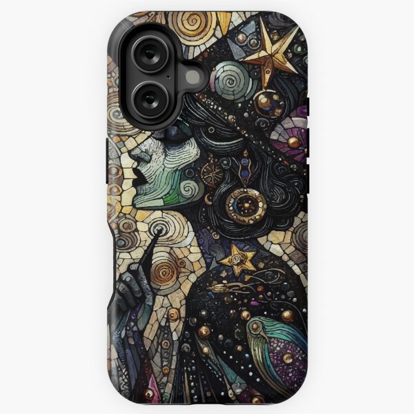 Vista previa del artículo con la obra «Bruja Verde», diseñado y vendido por El Ojo de Lilith.