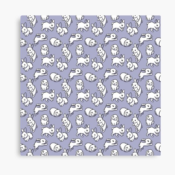 Item preview, Bunny pattern in purple designed and sold by Baepcockart.