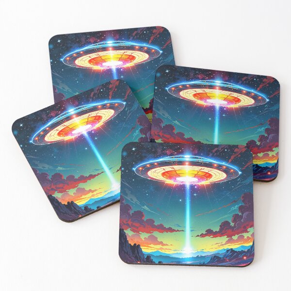 Item preview, UFO desert landscape designed and sold by kALENZI.