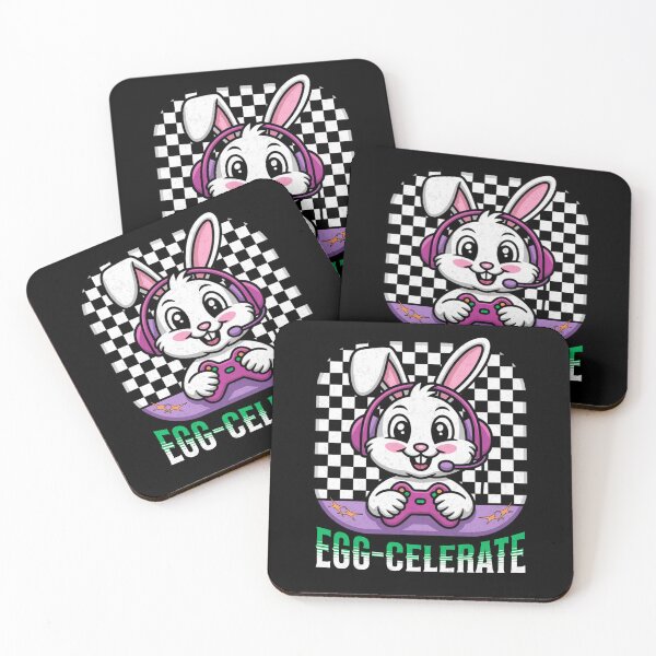Item preview, Eggcelerate Easter Bunny Gaming Gamer Racing Cars designed and sold by CarantinedChaos.