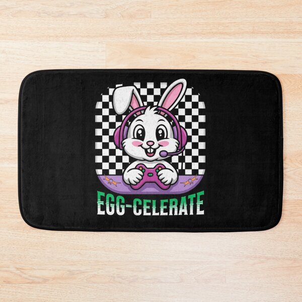 Item preview, Eggcelerate Easter Bunny Gaming Gamer Racing Cars designed and sold by CarantinedChaos.