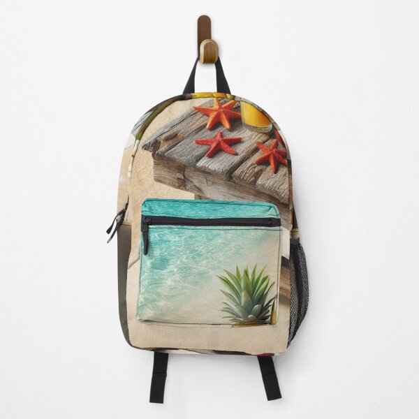 Item preview, Rustic Beach Table with Young Coconuts & Fruits – Realistic AI Work for Travel Lovers & Beach Accessories designed and sold by knalpot-design.