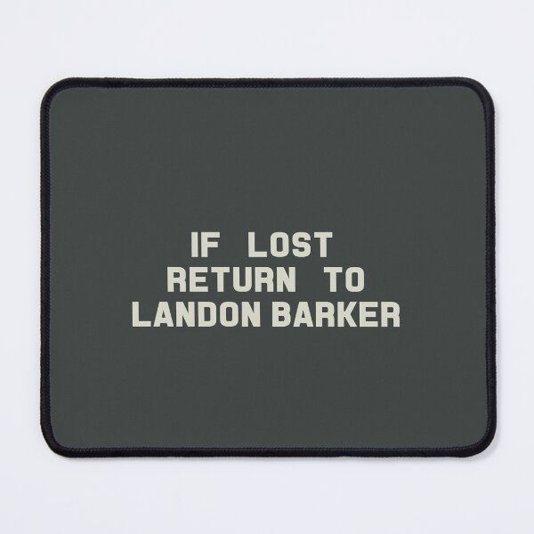 Item preview, If Lost Return to Landon Barker Tee designed and sold by deluluhaze.